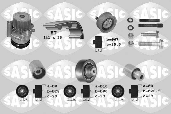 Комплект ременя ГРМ SASIC 3906002 - zapix