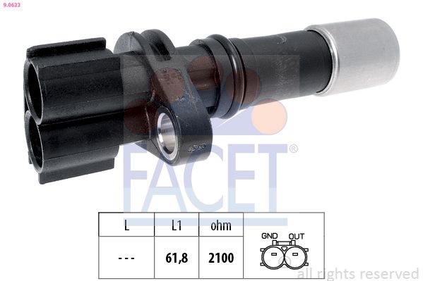 Датчик положення колінчастого валу FACET 90633 - zapix