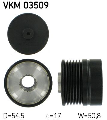 Муфта генератора SKF VKM03509 - zapix
