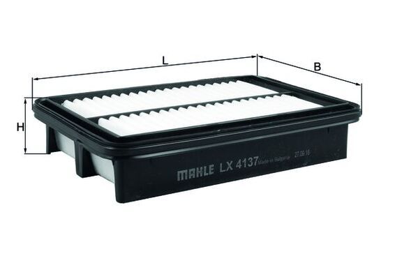 Повітряний фільтр MAHLE LX4137 - zapix