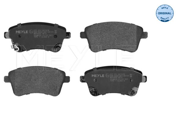 Гальмівні колодки дискові MEYLE 0252518419W - zapix