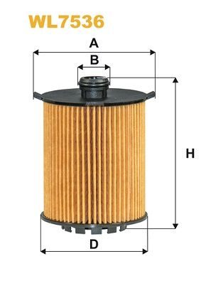 Оливний фільтр WIX FILTERS WL7536 - zapix