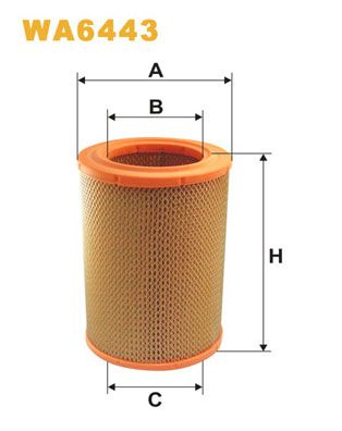 Повітряний фільтр WIX FILTERS WA6443 - zapix