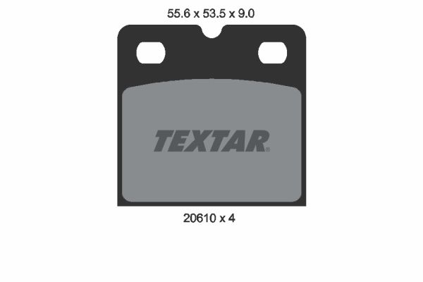 Гальмівні колодки дискові TEXTAR 2061005 - zapix