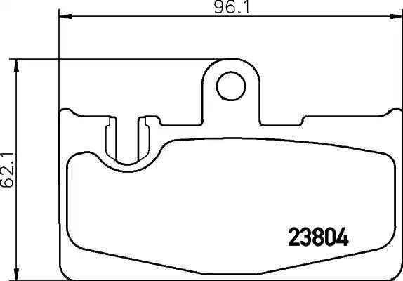 Гальмівні колодки дискові NISSHINBO NP1102 - zapix