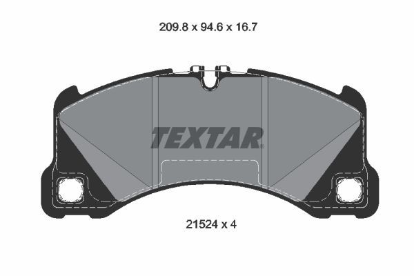 Тормозные колодки дисковые TEXTAR 2152401
