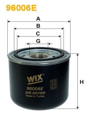 Фильтр осушителя воздуха WIX FILTERS 96006E