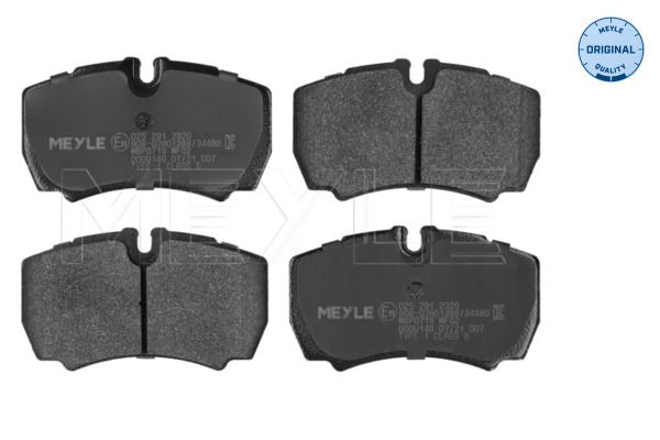 Гальмівні колодки дискові MEYLE 0252912320 - zapix