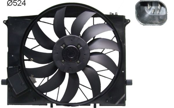 Вентилятор системи охолодження MAHLE CFF172000S - zapix