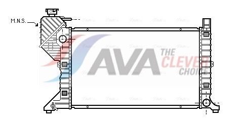 Радіатор охолодження двигуна AVA QUALITY COOLING MSA2183 - zapix