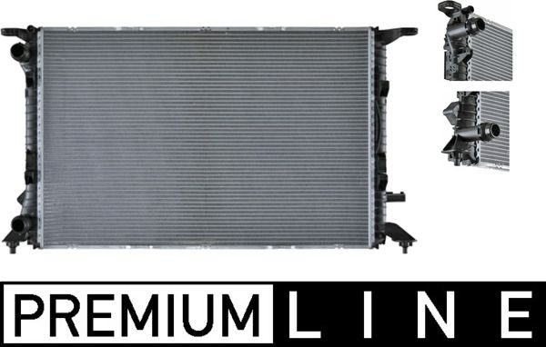 Радіатор охолодження двигуна MAHLE CR905000P - zapix