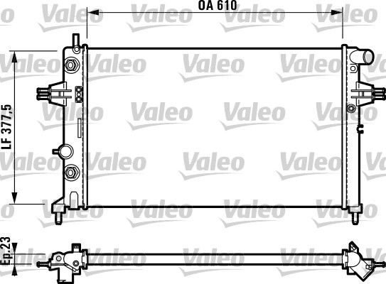 Радіатор охолодження двигуна VALEO 732549 - zapix
