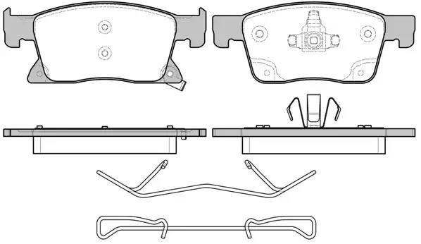 Гальмівні колодки дискові WOKING P1779302 - zapix