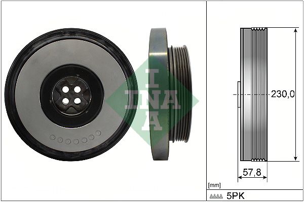 Шків колінвалу SCHAEFFLER INA 544060510 - zapix