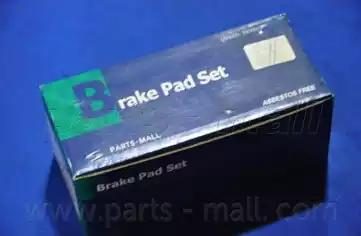 Гальмівні колодки дискові PARTS-MALL PKA021 - zapix