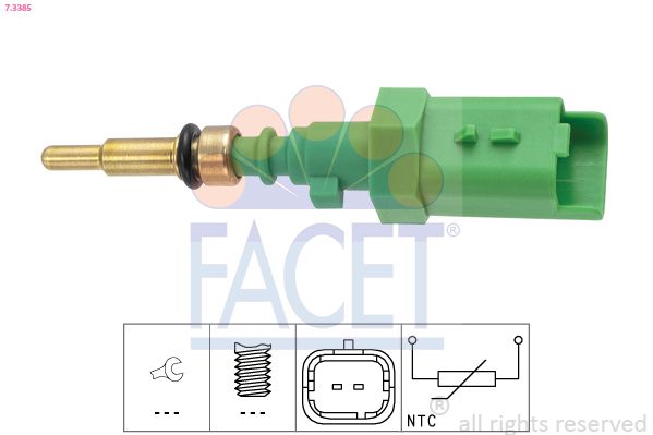 Датчик температури охолоджуючої рідини FACET 73385 - zapix