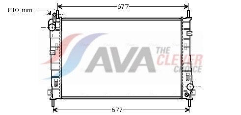 Радіатор охолодження двигуна AVA QUALITY COOLING FDA2335 - zapix