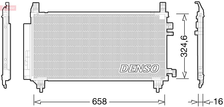 Радіатор кондиціонера DENSO DCN50046 - zapix