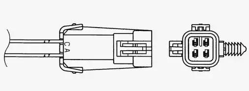 Кисневий датчик NGK 1753 - zapix