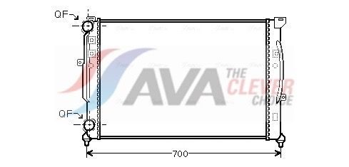 Радіатор охолодження двигуна AVA QUALITY COOLING AI2189 - zapix