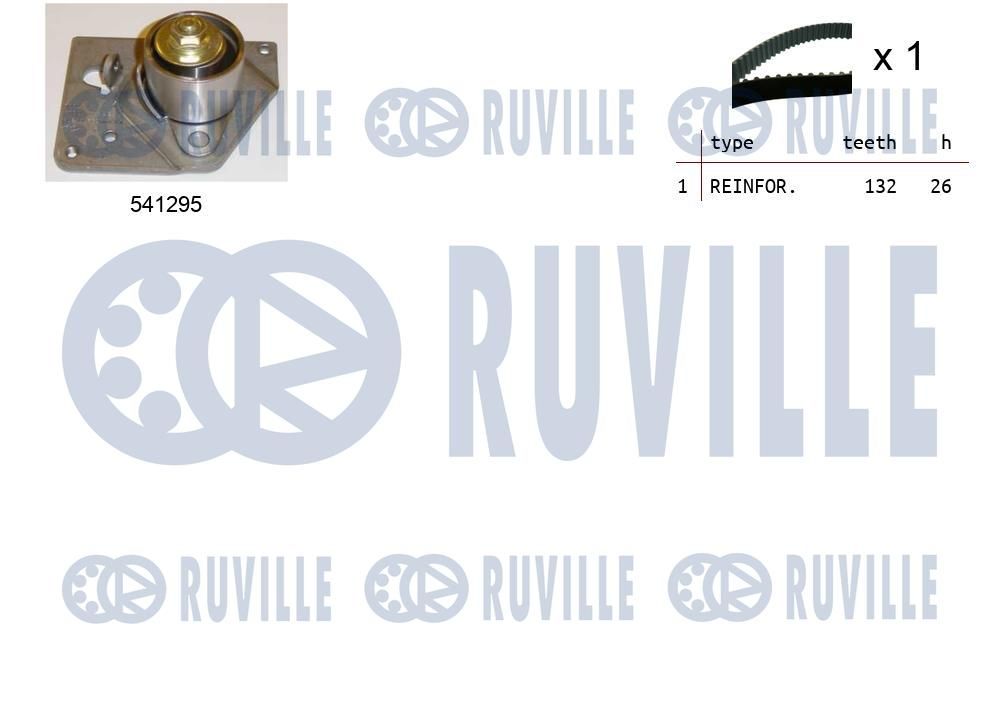 Комплект ременя ГРМ RUVILLE 550113 - zapix