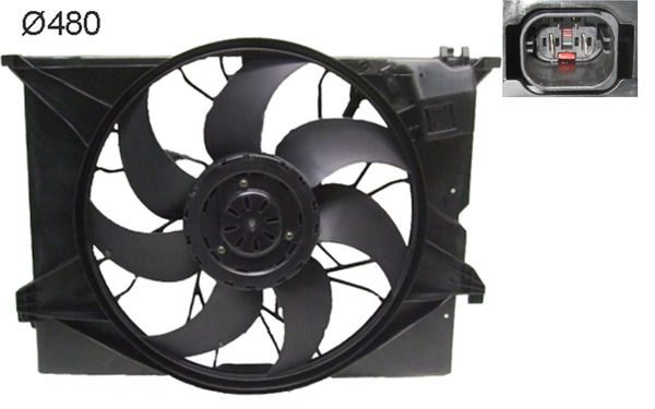 Вентилятор системи охолодження MAHLE CFF486000S - zapix
