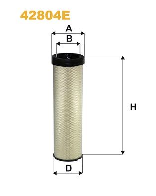 Повітряний фільтр WIX FILTERS 42804E - zapix