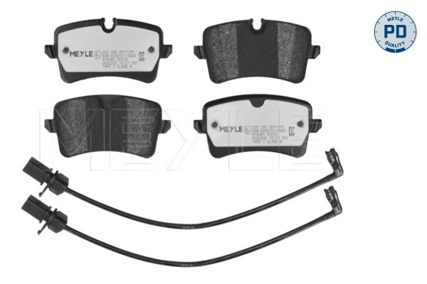 Гальмівні колодки дискові MEYLE 0252460617PD - zapix