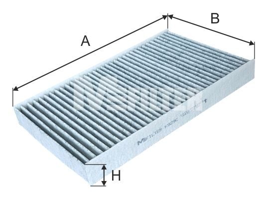 Фільтр салону MFILTER K929C - zapix
