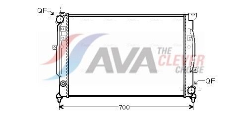 Радіатор охолодження двигуна AVA QUALITY COOLING AIA2124 - zapix