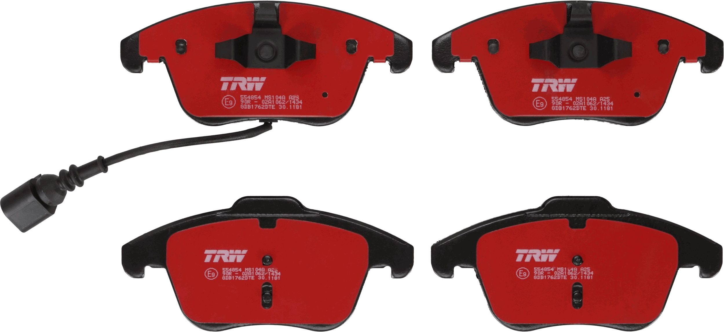 Гальмівні колодки дискові TRW GDB1762DTE
