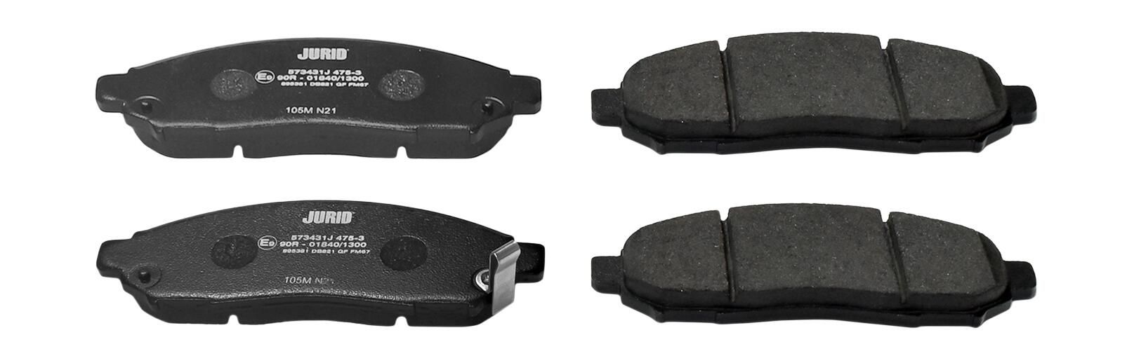 Гальмівні колодки дискові JURID 573431J - zapix