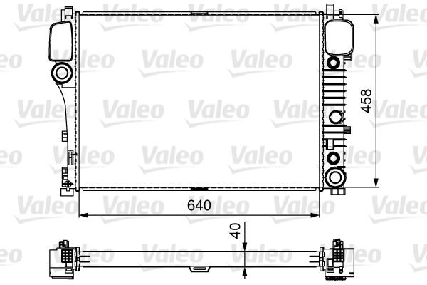 Радіатор охолодження двигуна VALEO 735299 - zapix