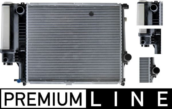 Радіатор охолодження двигуна MAHLE CR327000P - zapix