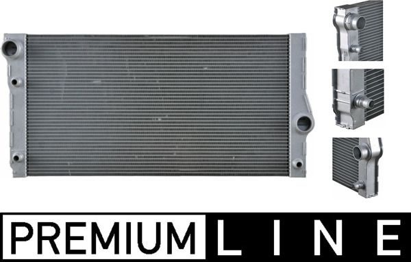 Радіатор охолодження двигуна MAHLE CR1148000P - zapix