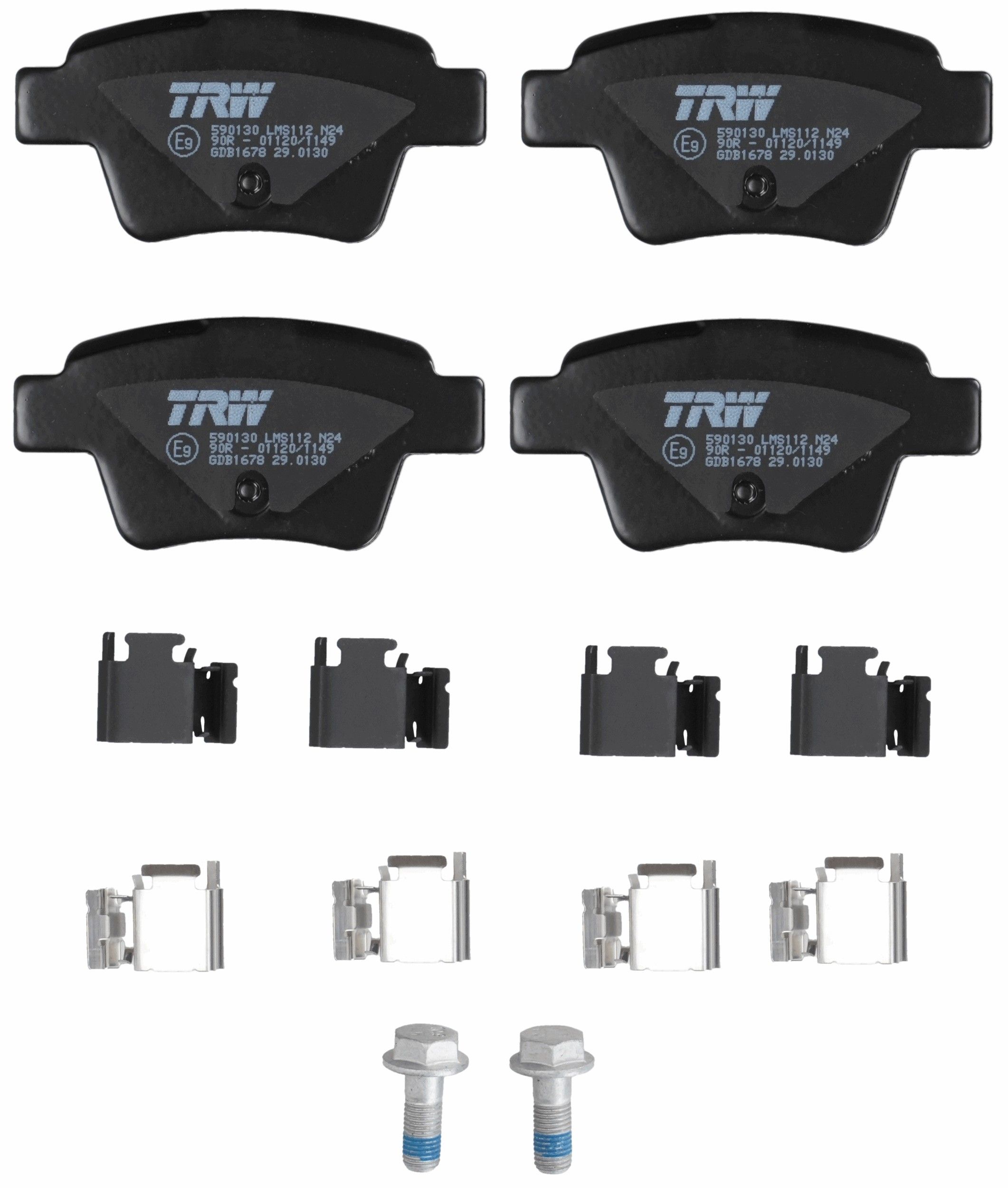 Гальмівні колодки дискові TRW GDB1678 - zapix