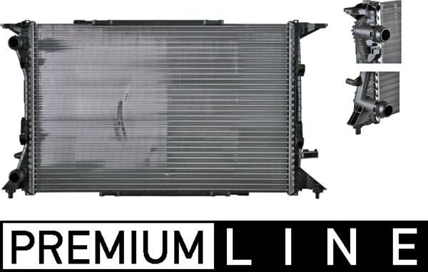 Радіатор охолодження двигуна MAHLE CR1060000P - zapix