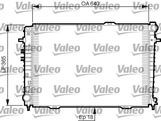 Радіатор охолодження двигуна VALEO 735500 - zapix