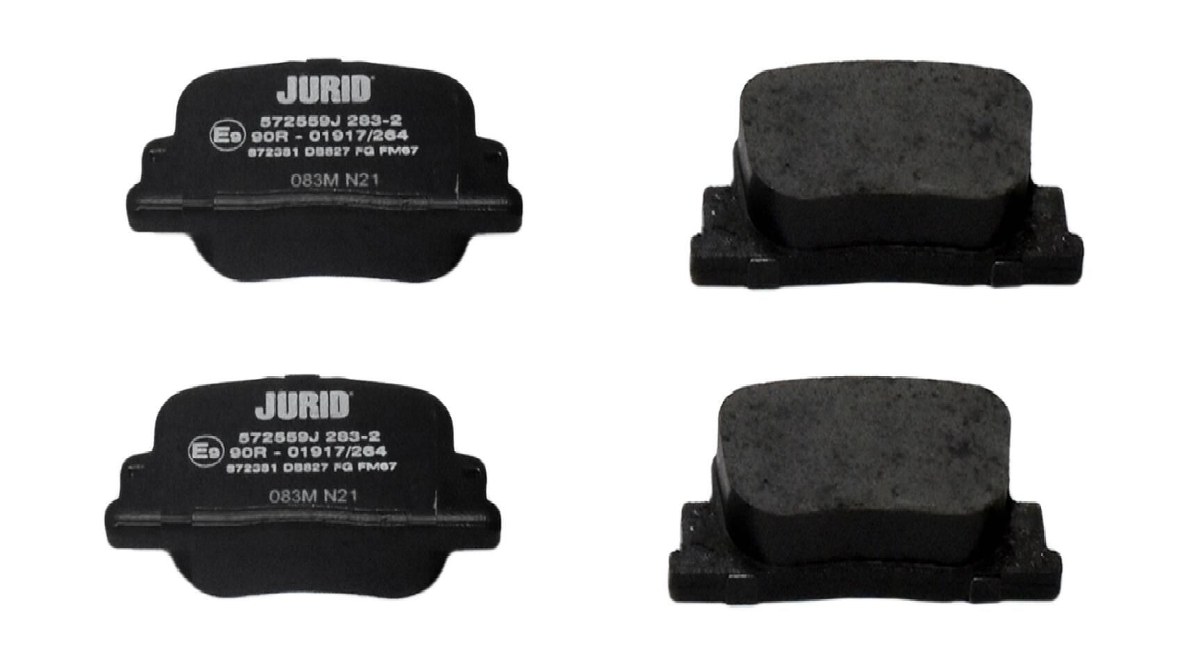 Гальмівні колодки дискові JURID 572559J - zapix