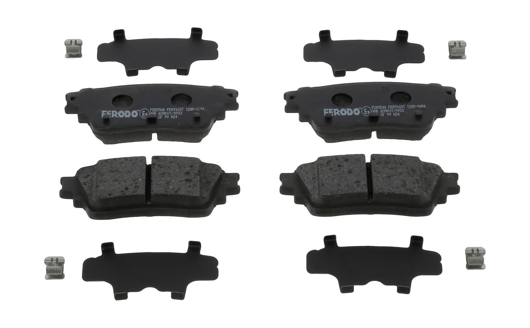 Гальмівні колодки дискові FERODO FDB5540 - zapix