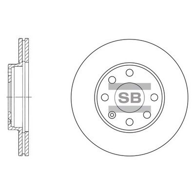 Гальмівний диск HI-Q SD3004 - zapix