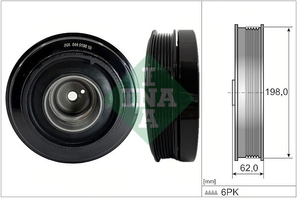 Шків колінвалу SCHAEFFLER INA 544019610 - zapix