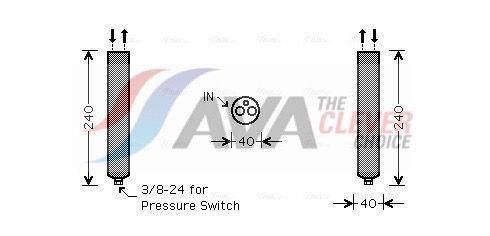 Осушувач кондиціонера AVA QUALITY COOLING DND267 - zapix