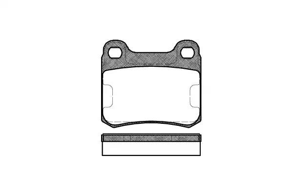Гальмівні колодки дискові WOKING P057300 - zapix