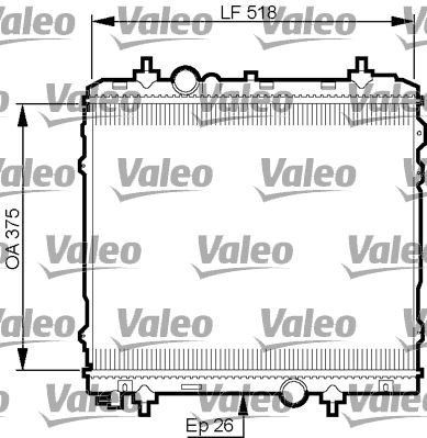 Радіатор охолодження двигуна VALEO 735531 - zapix