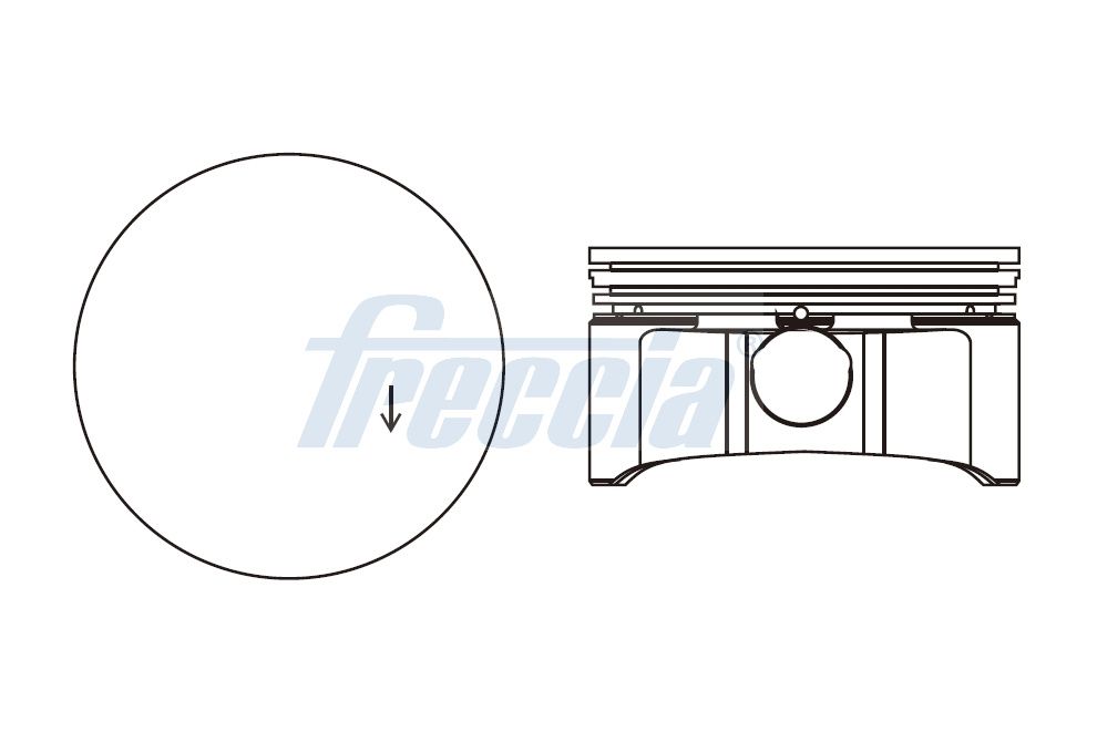 Поршень FRECCIA FP23106400 - zapix