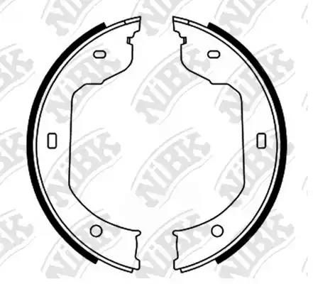 Гальмівні колодки ручника (барабанні) NIBK FN0589 - zapix