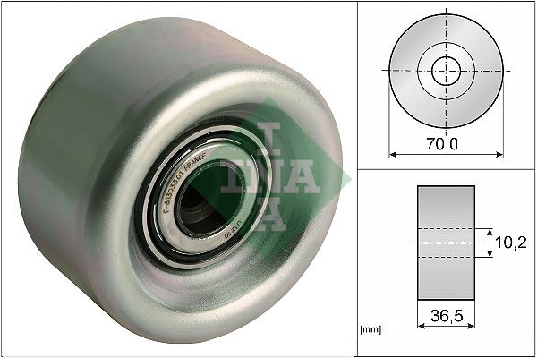 Обвідний ролик ременя приводного SCHAEFFLER INA 532091810 - zapix