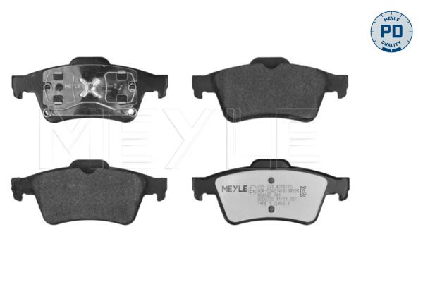 Гальмівні колодки дискові MEYLE 0252348216PD - zapix