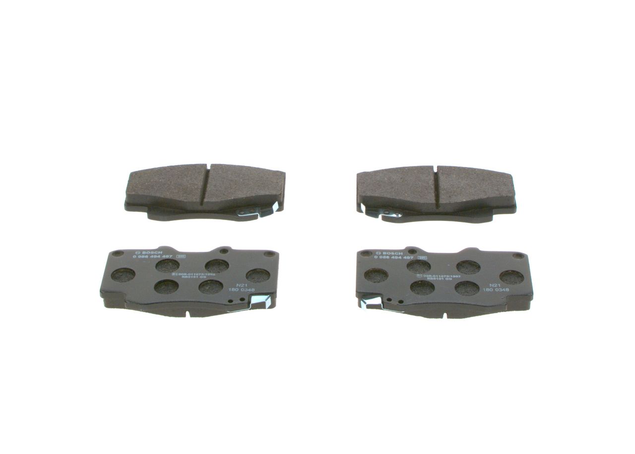 Гальмівні колодки дискові BOSCH 0986494497 - zapix